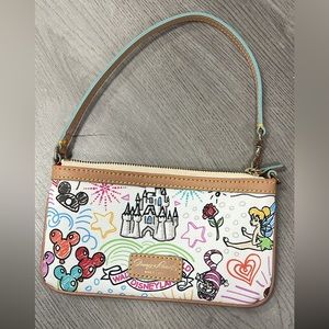Disney Dooney & Bourke Sketch Wristlet